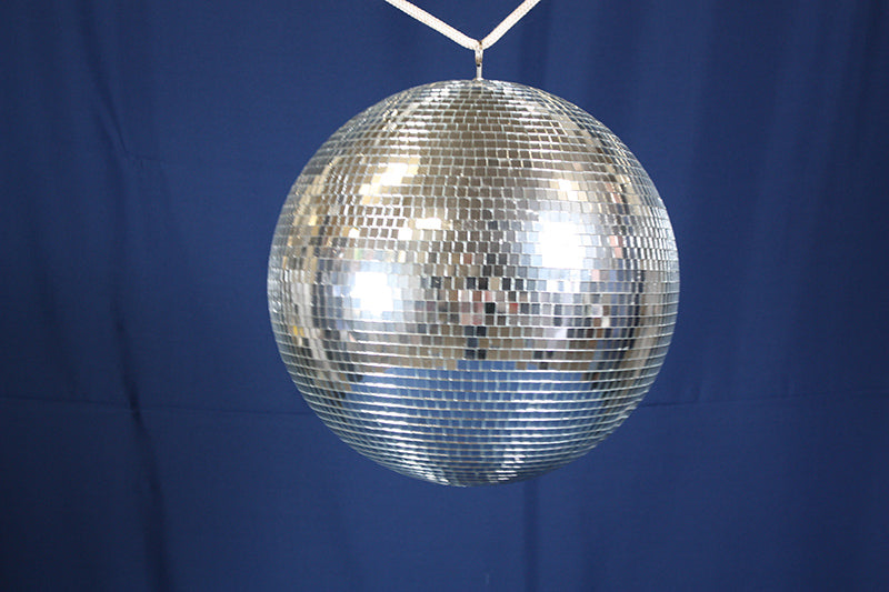Mirror Disco Ball, 16" w/ motor