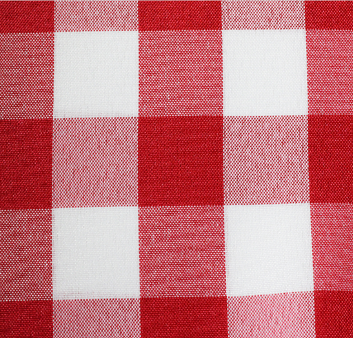 Red and White Checker Tablecloth