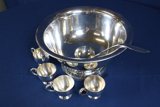 Silver Punch Bowl, 15"