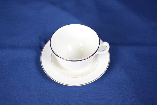 Ivory China with Gold Saucer