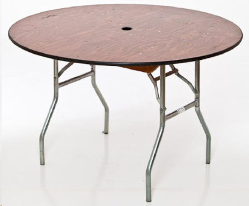 Round umbrella table